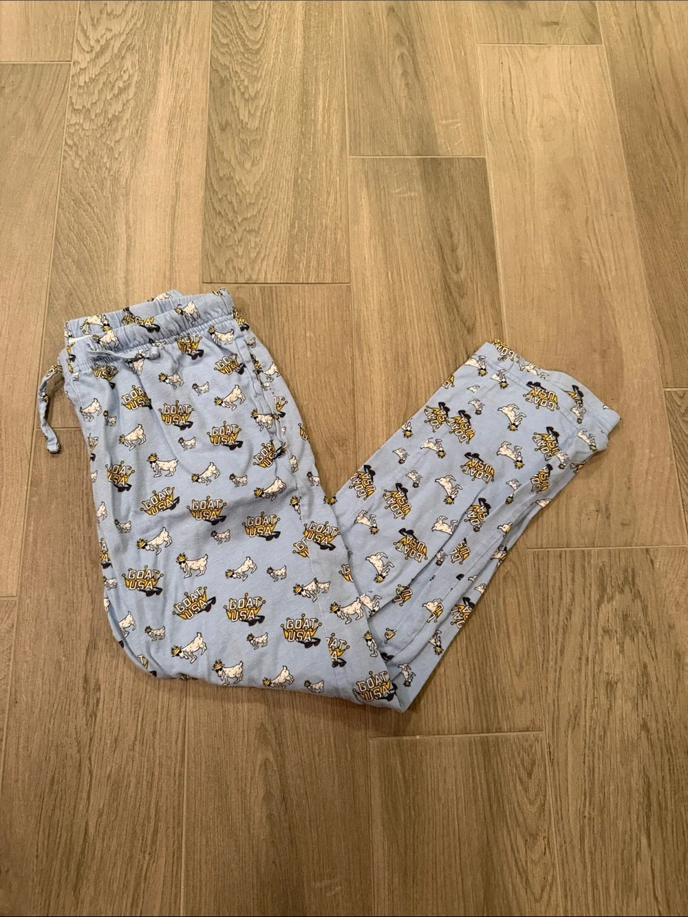 GOAT USA Light Blue Kids Pajama Pants Size Large